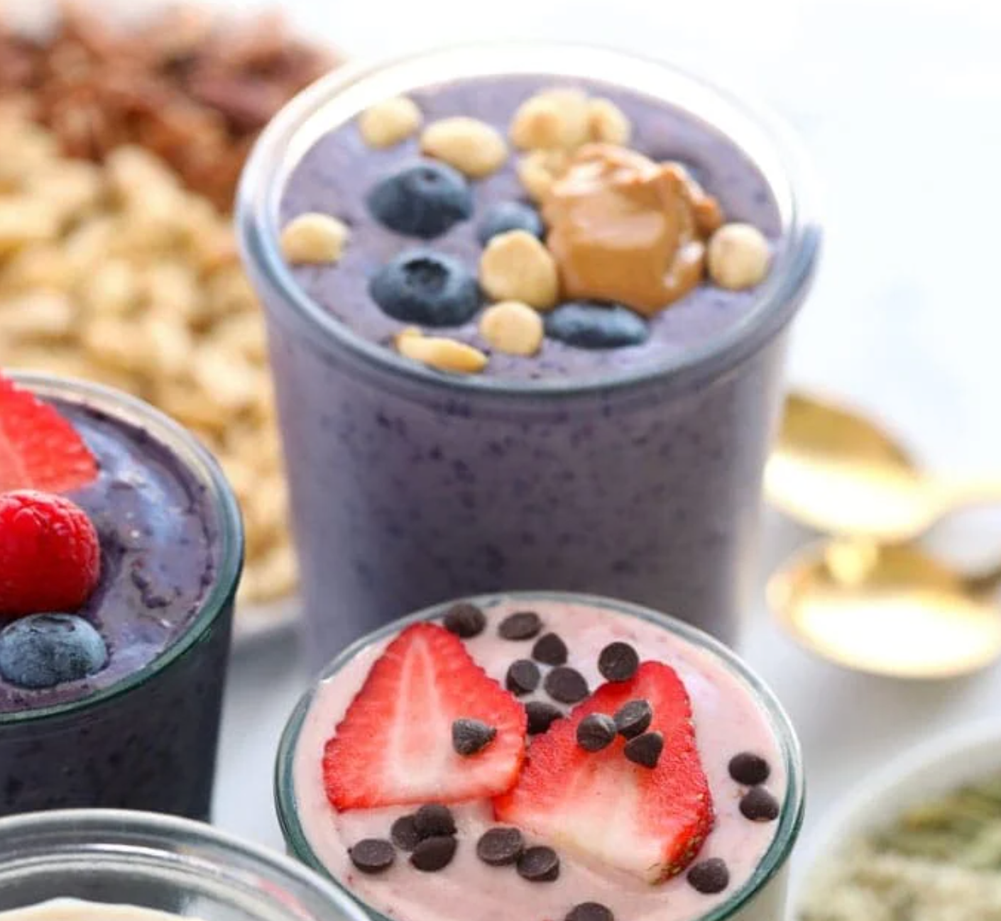 blueberry banana Chai Smoothie